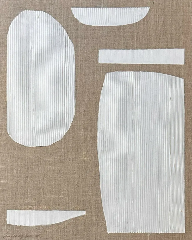 Cuadro Textura White II Caro Sepúlveda Arte