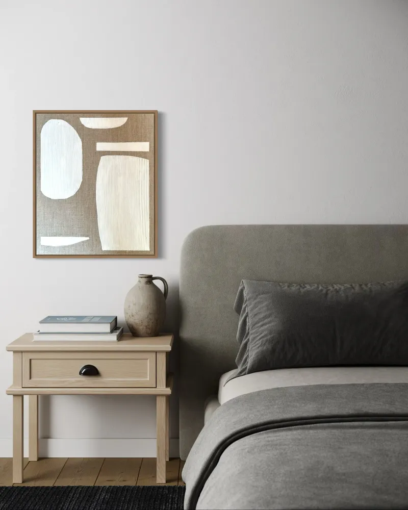 Cuadro Textura White II Caro Sepúlveda Arte