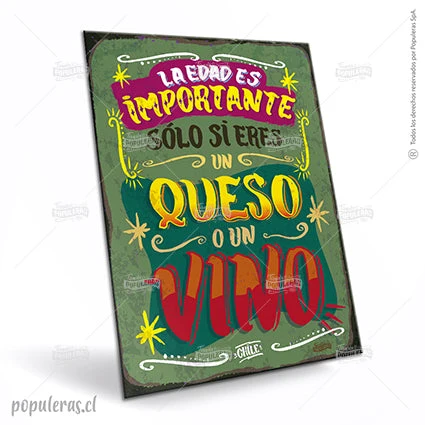Cartel La Edad es Importante XL