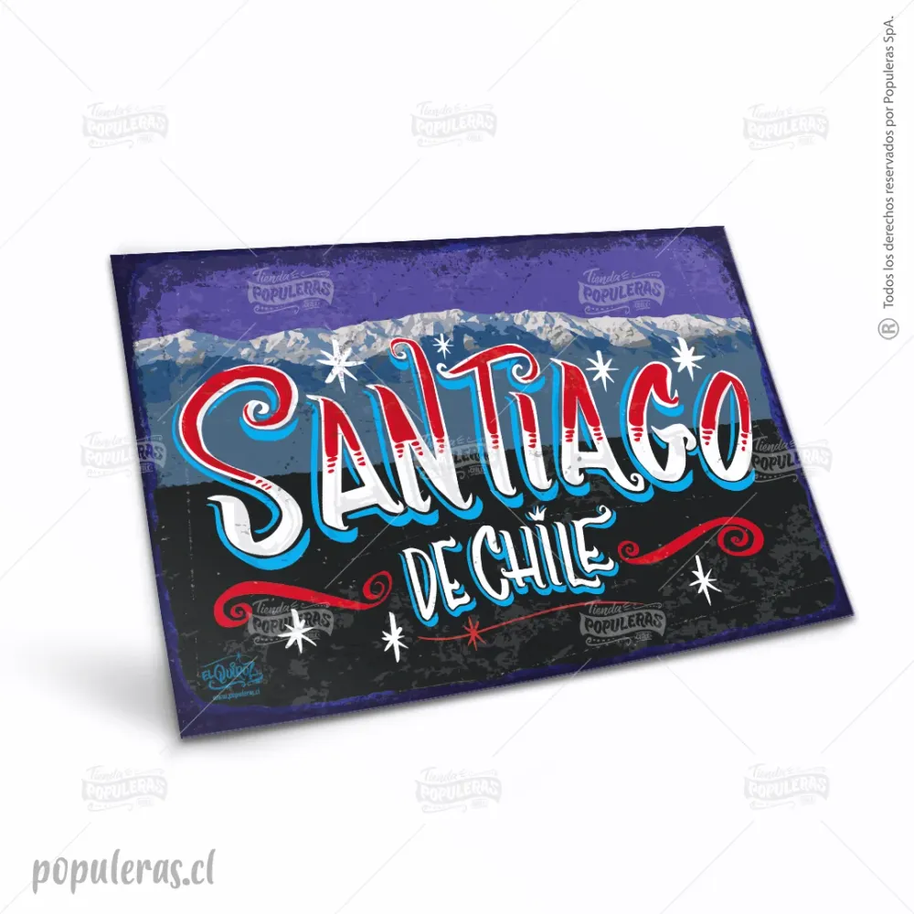 Cartel Santiago de Chile