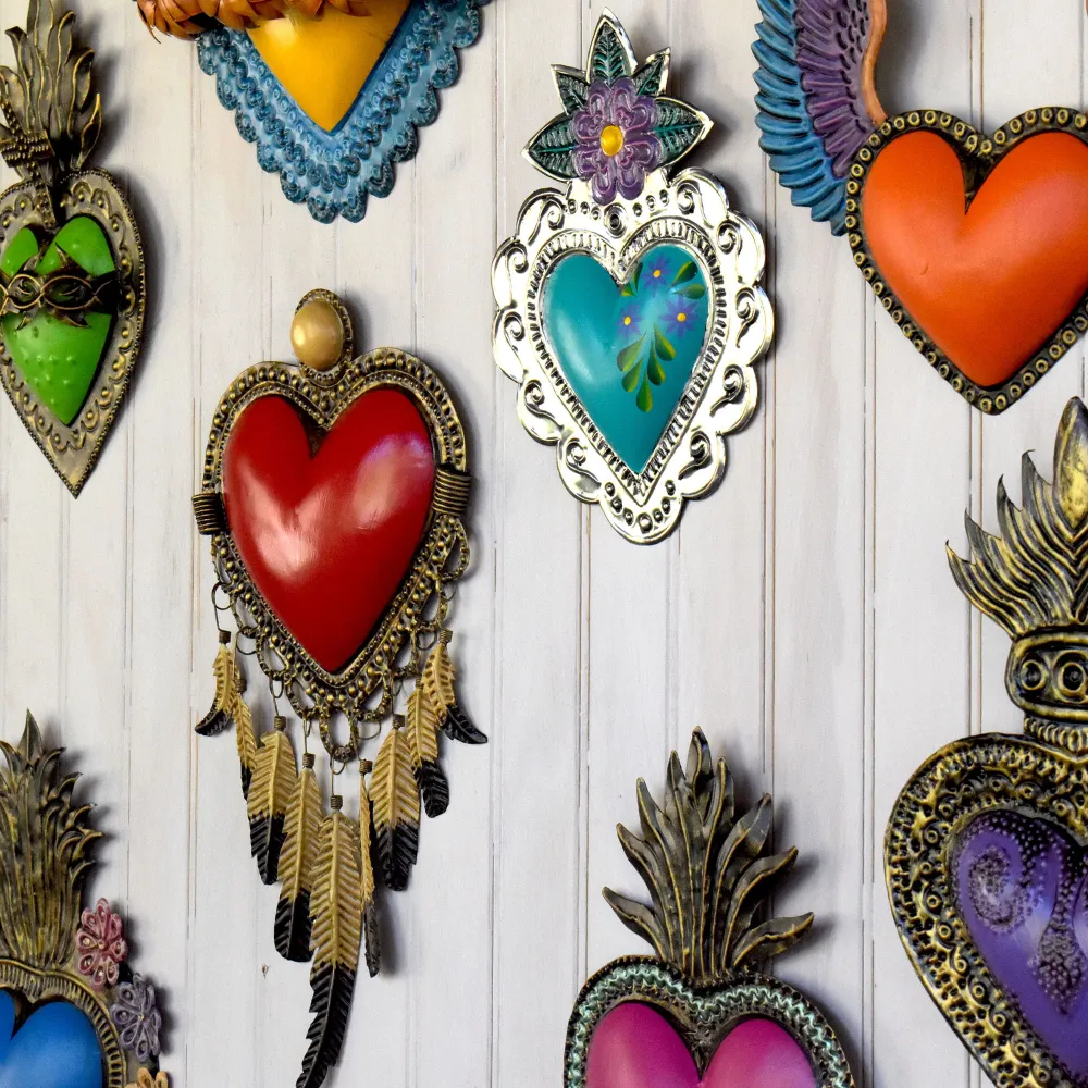 Corazón Copete Flor Casa Milagros
