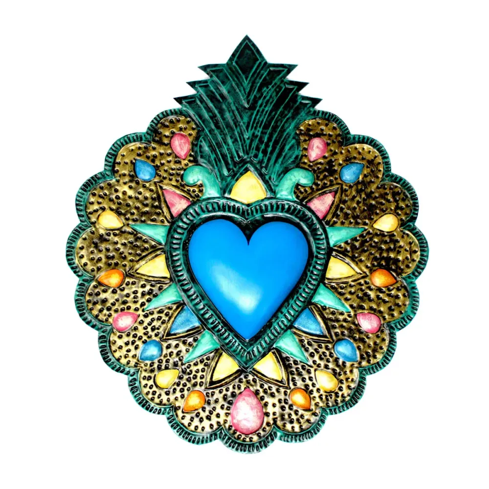 Corazón Semilla Dorado Casa Milagros
