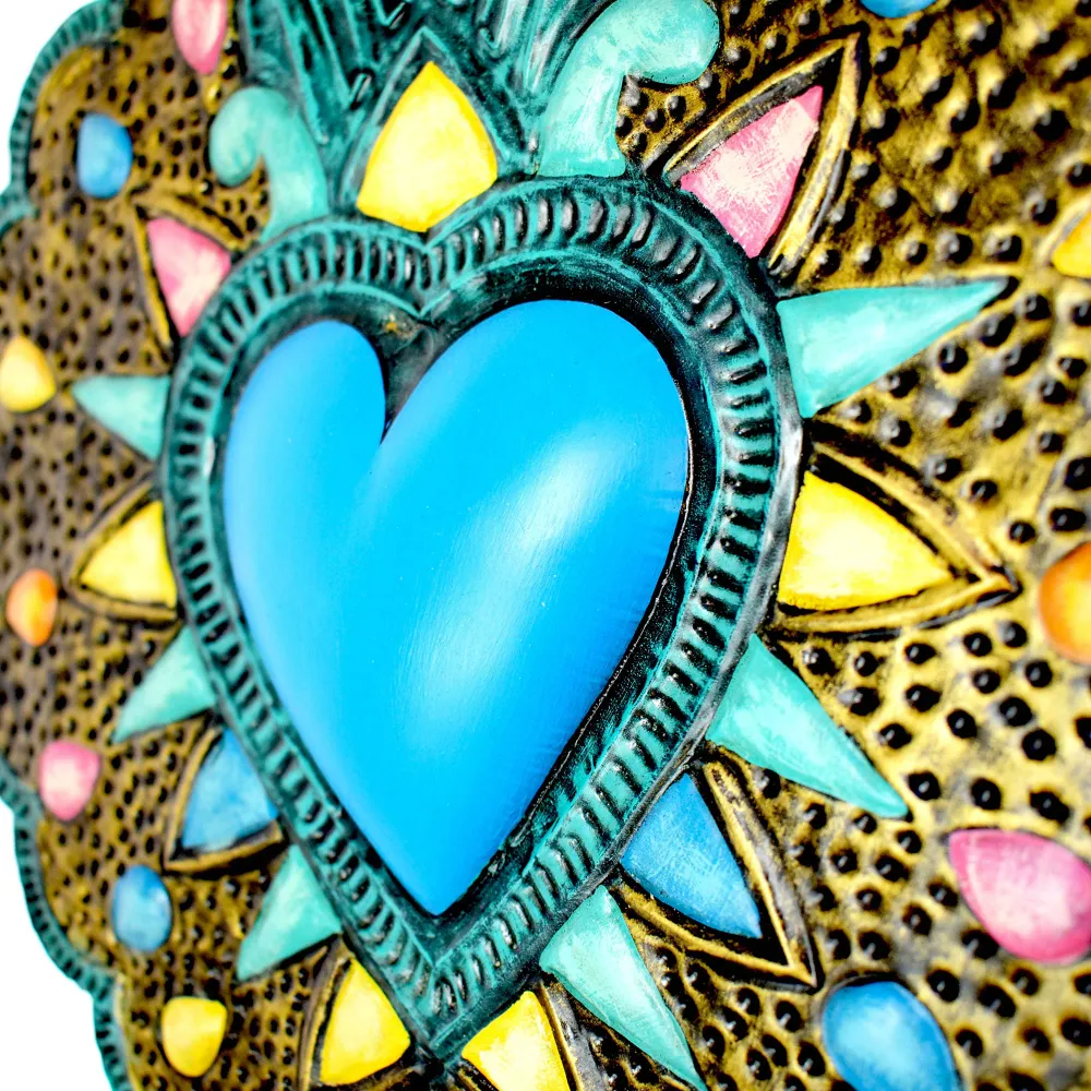 Corazón Semilla Dorado Casa Milagros