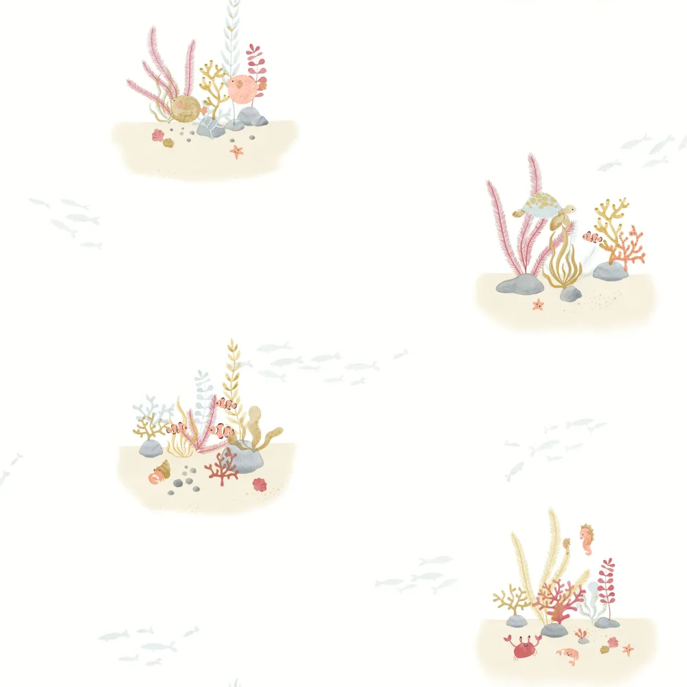 Papel pintado infantil - CORAL REEF CASADECO