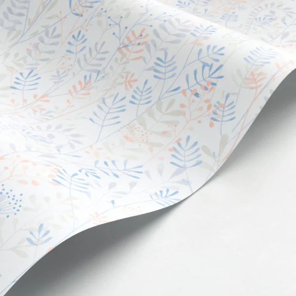 Papel pintado infantil - WILD GARDEN AZUL CASADECO