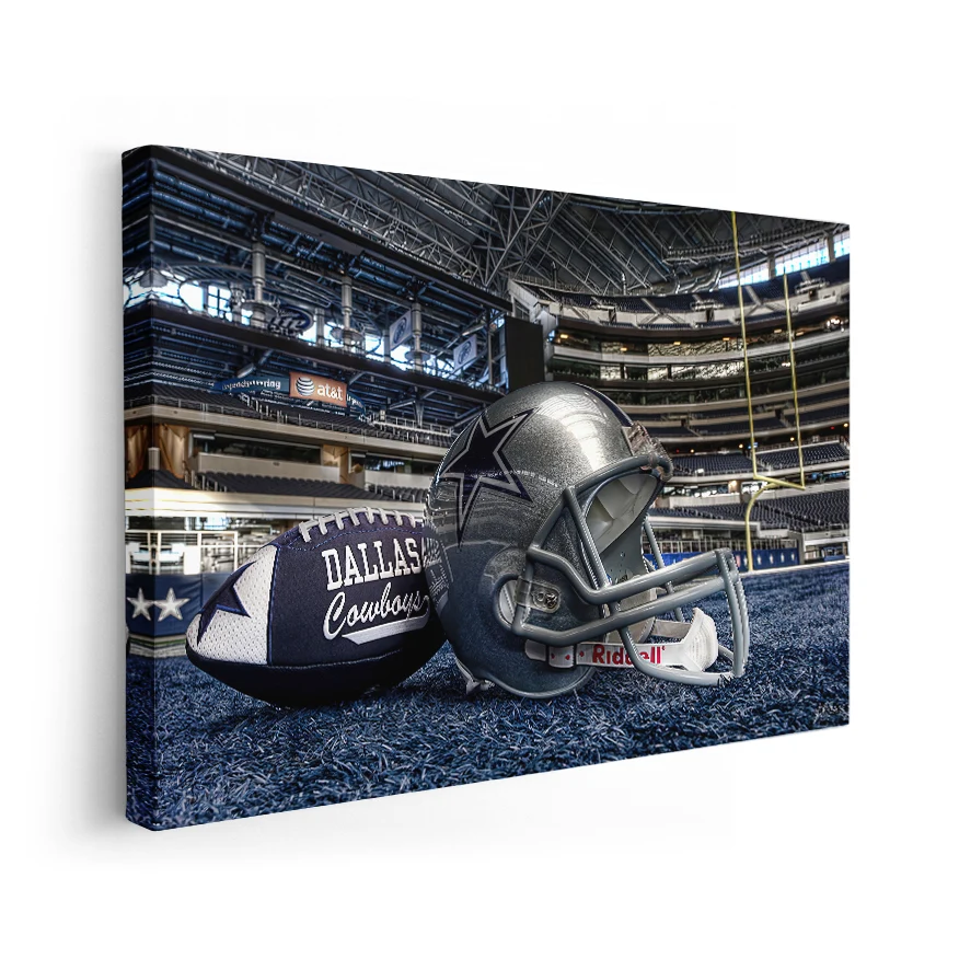 Casco Balón Estadio Dallas Poster