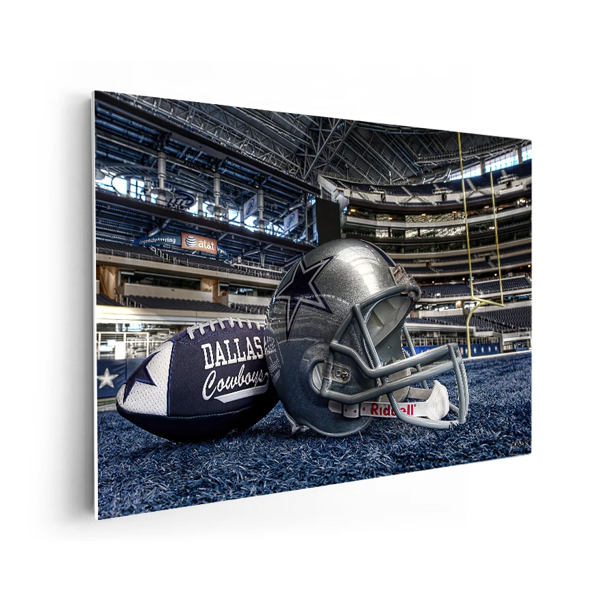 Casco Balón Estadio Dallas Poster