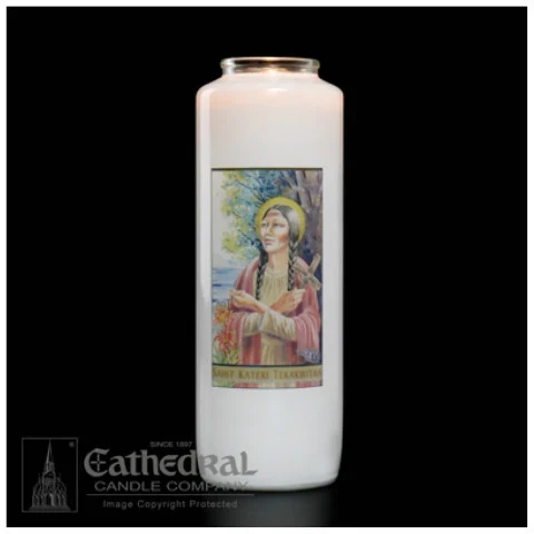 Cirio Virgen del Perpetuo Socorro - Colección Sagrada Imagen Cathedral Candle