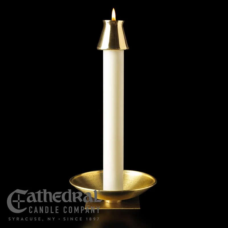 Candelabro Bajo de Latón (Enchufe APE) Cathedral Candle Company