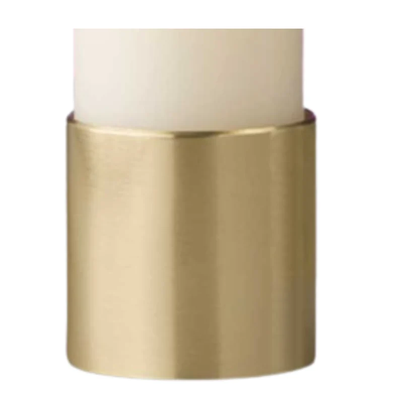 Casquillos de latón para velas de altar recargables - 8 tamaños Cathedral Candle Company
