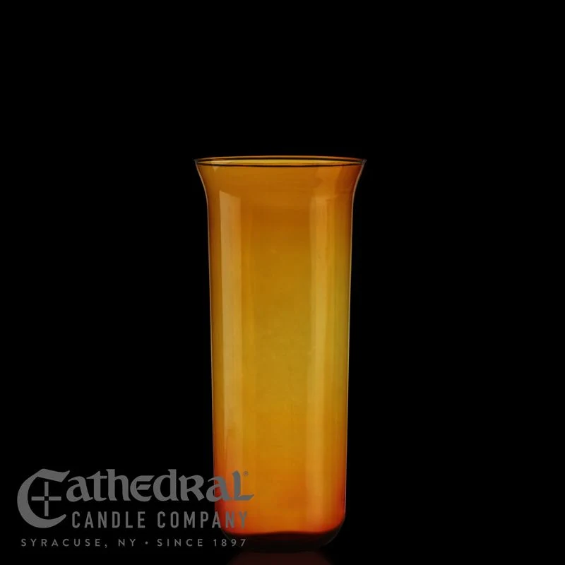 Globo de luz de cristal para santuario de 8 días (disponible en 8 colores) Purple Cathedral Candle Company