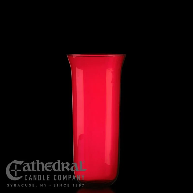 Globo de luz de cristal para santuario de 8 días (disponible en 8 colores) Purple Cathedral Candle Company