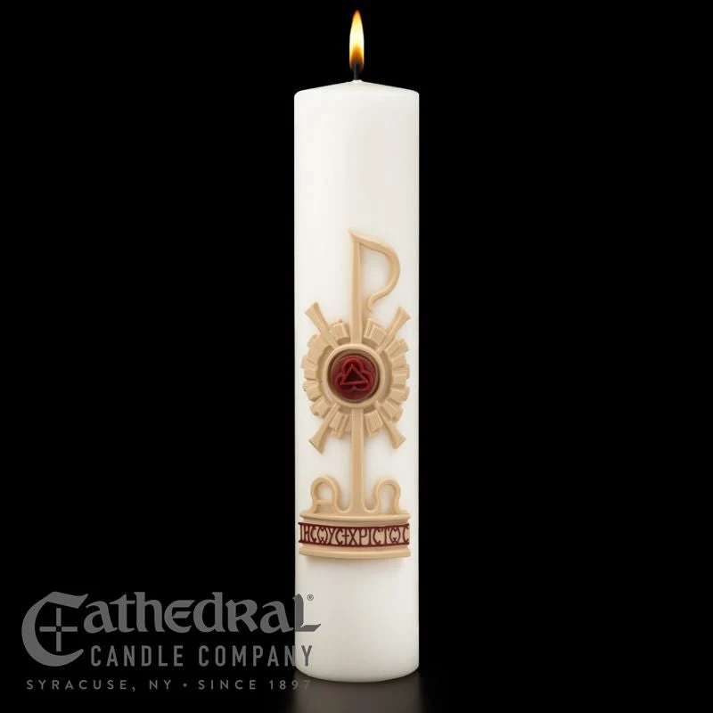Vela Cristo Santísima Trinidad - 6 piezas/estuche Cathedral Candle Company