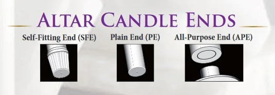 Velas de Candelaria - 2 de febrero - Estearina Cathedral Candle Company