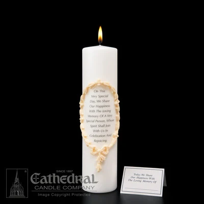 vela conmemorativa Cathedral Candle