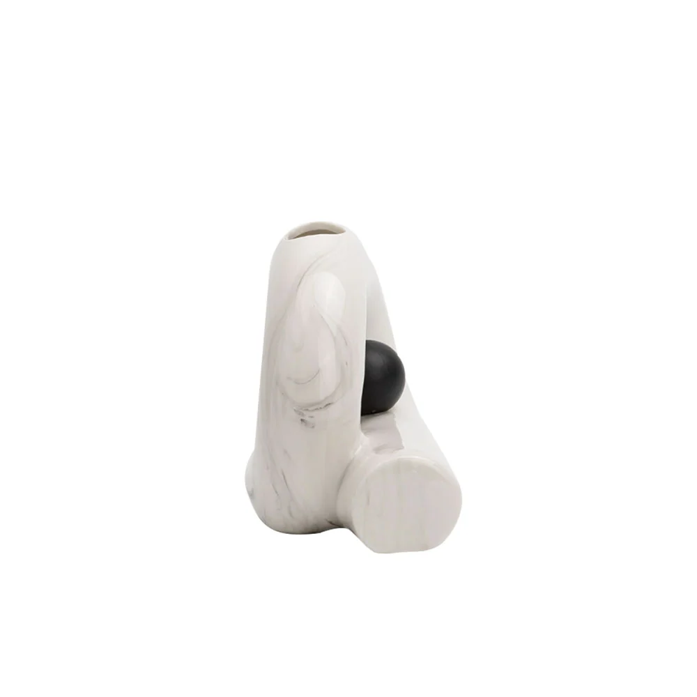 Base decorativa Rayne - Blanco y Negro CAZEDIS