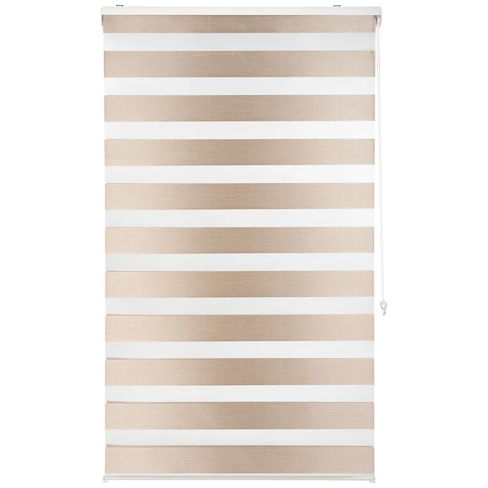 Cortina Duo Blackout 90 X 220 Cm Color Beige Chantilly