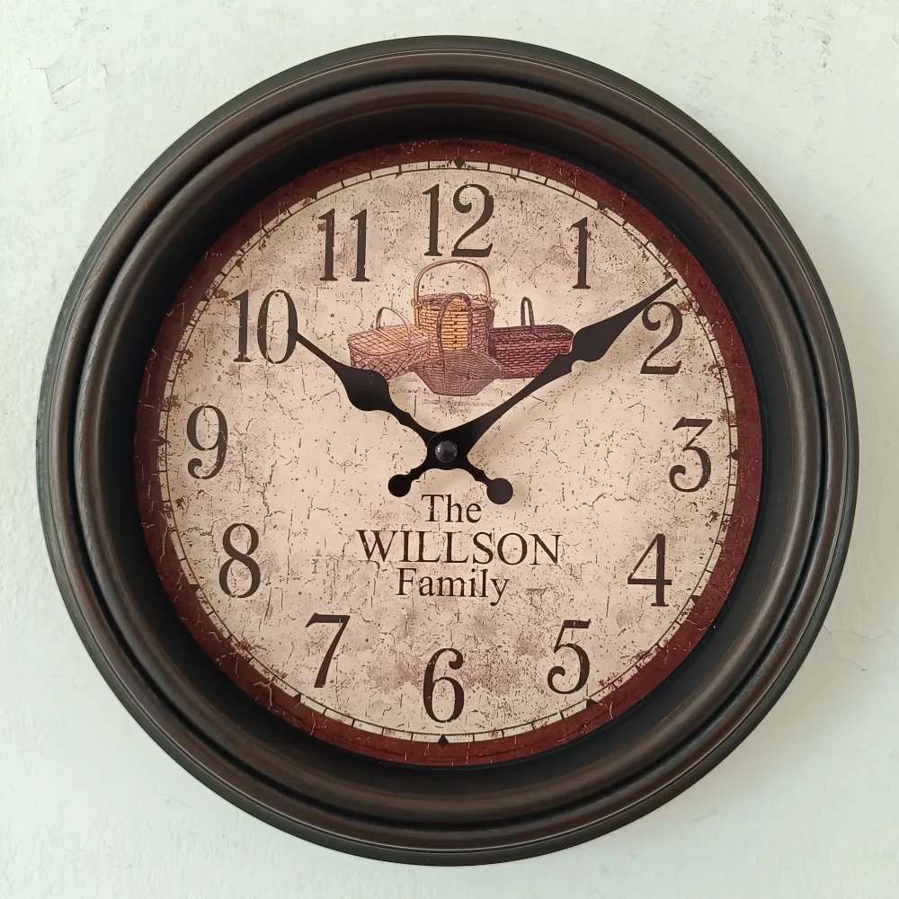 RELOJ DE PARED 54x31x31,8cm Elemental Dis.3E Chantilly