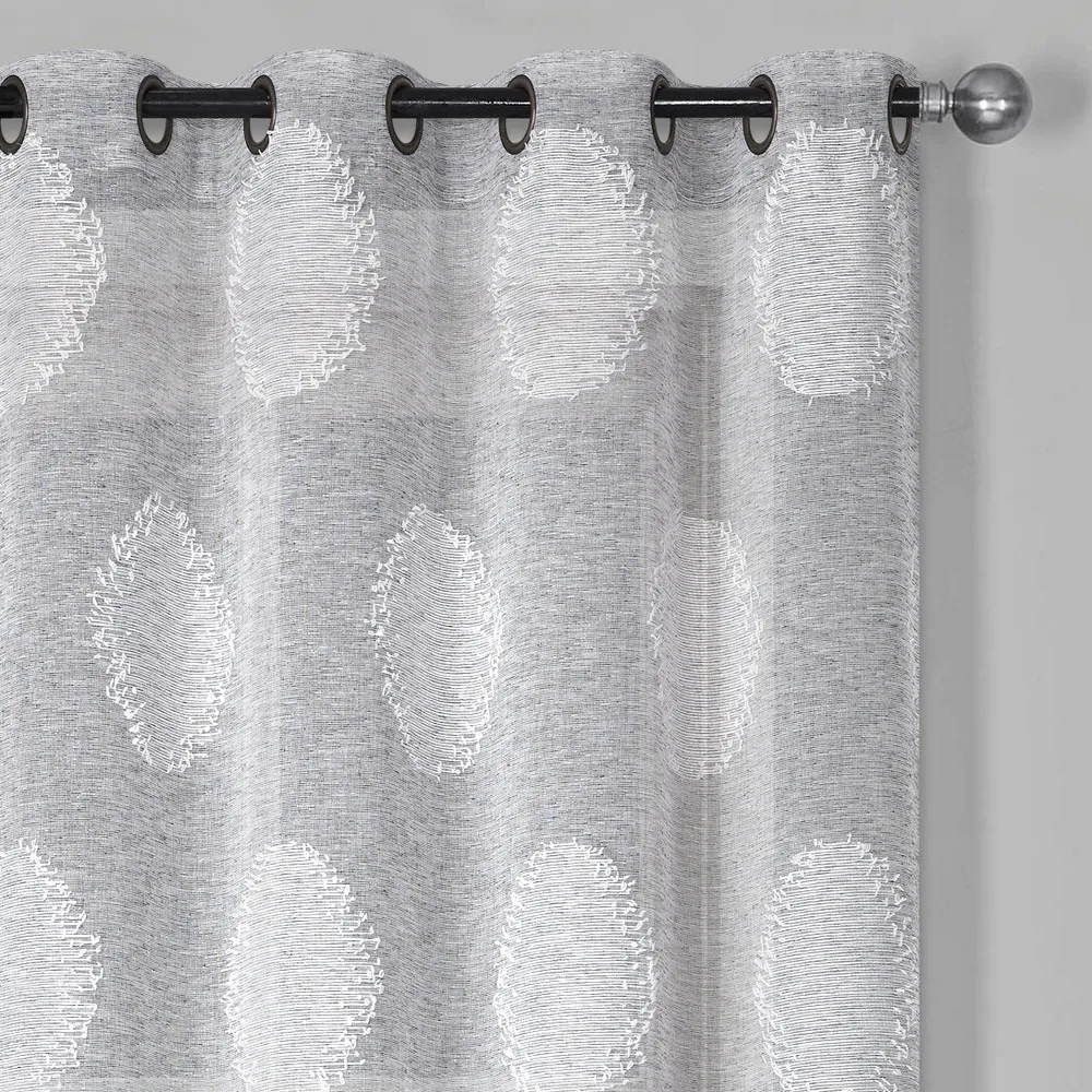 Set De 2 Velos Fantasia Tribu Dsn B 140X220 Gris Claro Chantilly