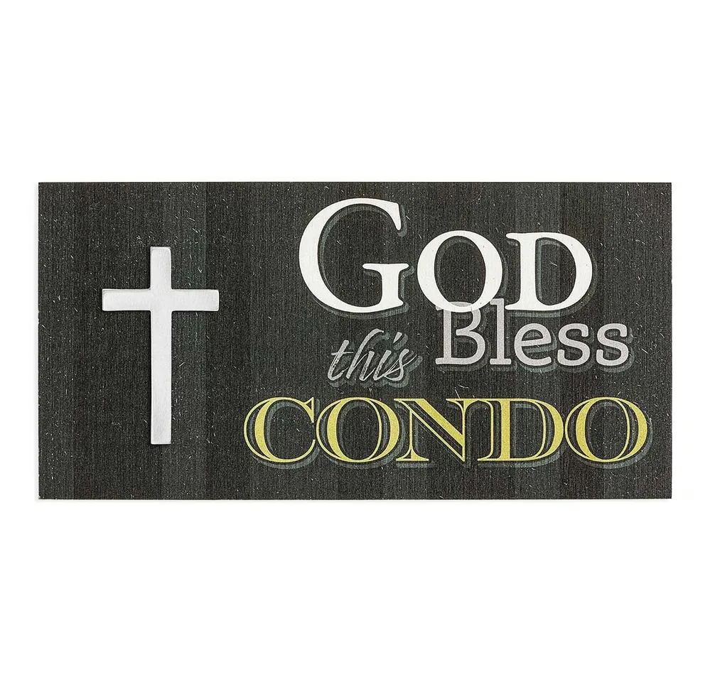 God Bless This Condo Plaque Chiarelli's Religious Goods & Church Supply