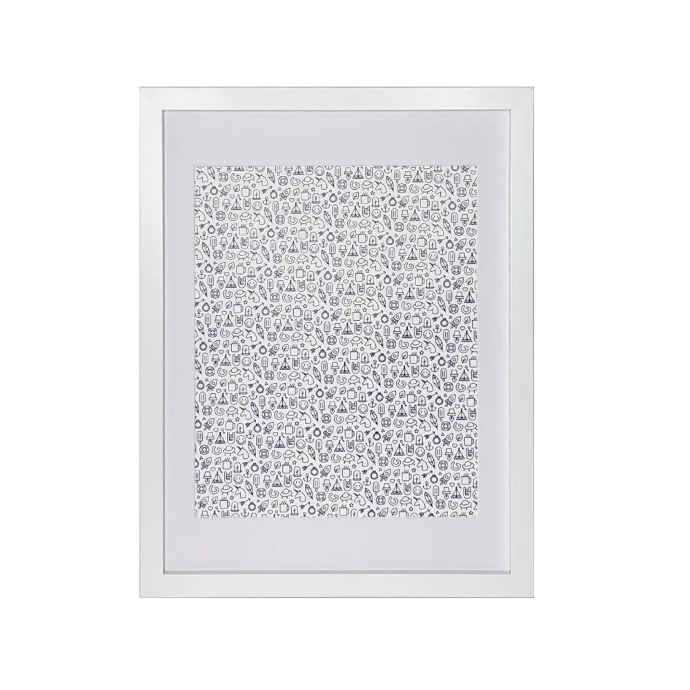 Marco color blanco 30x40cm Chidu
