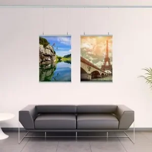 Porta carteles con clip Poster-Snap: carteles colgantes Cimaises et plus