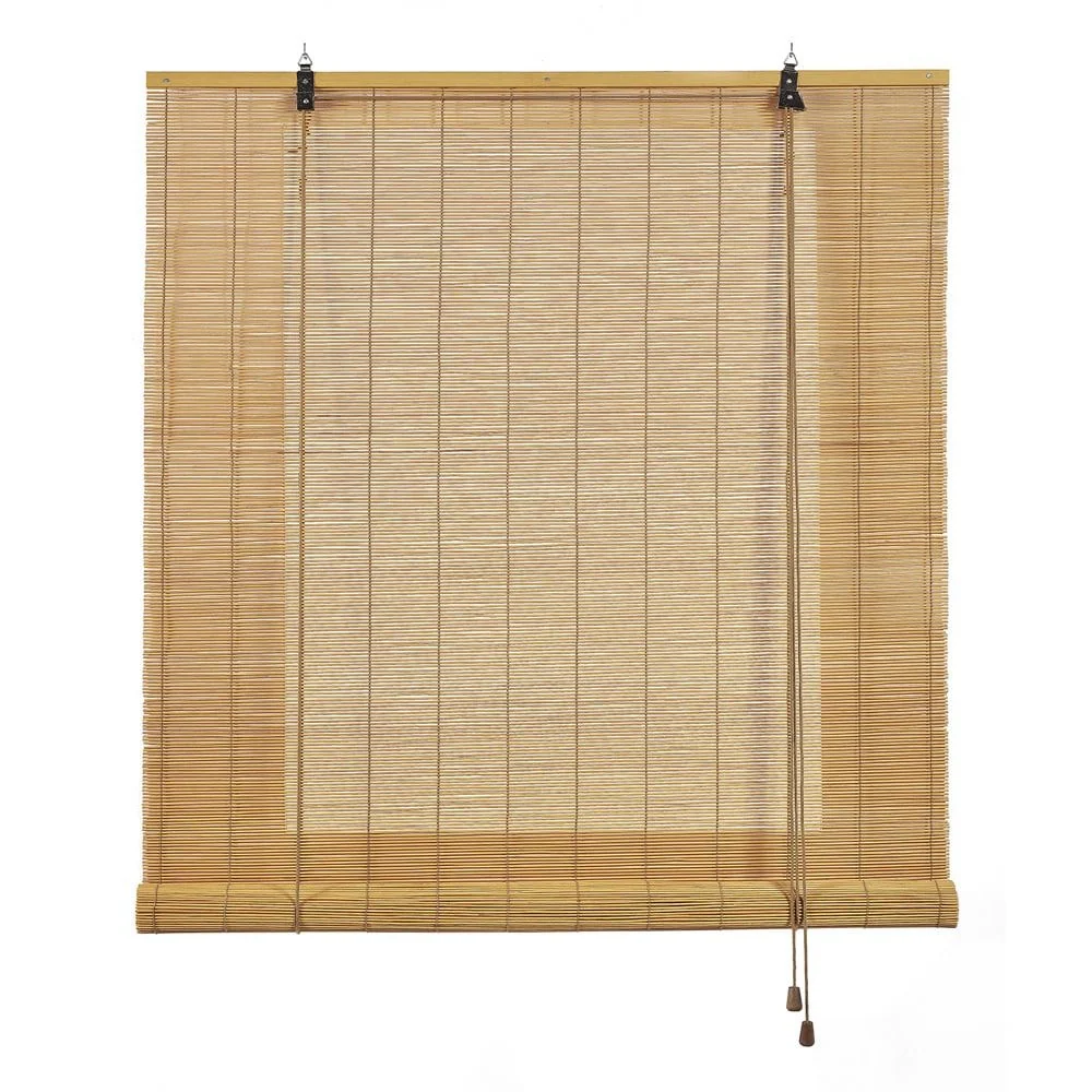 ESTOR ENROLLABLE BAMBÚ OCRE MANGO 60 x 175 cm CINTACOR