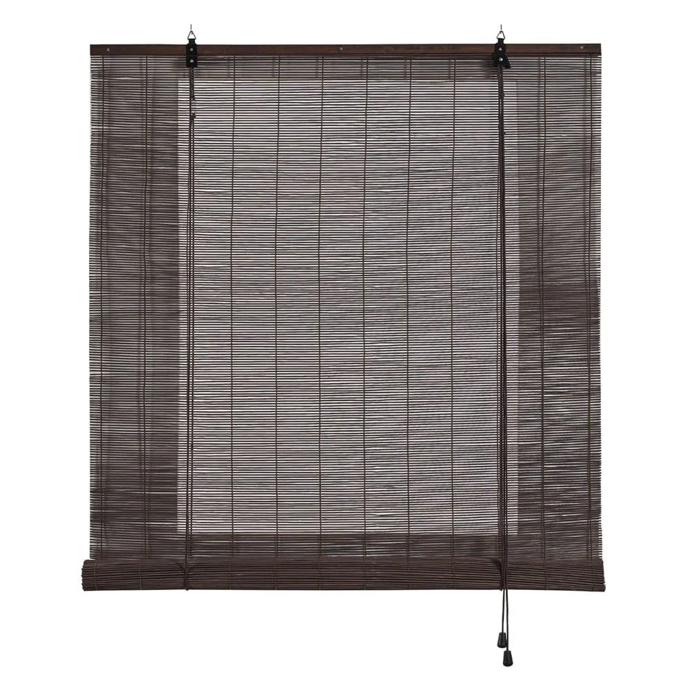 ESTOR ENROLLABLE BAMBÚ OCRE WENGUE 120 x 175 cm CINTACOR