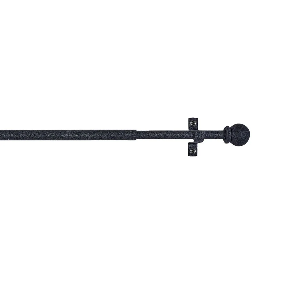 PORTAVISILLO EXTENSIBLE DECO ESFERA NEGRO, 120 - 215 cm CINTACOR
