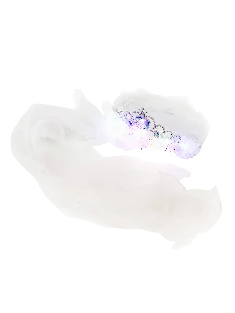 Cintillo Corona Led Velo 1 Unidad Blanco