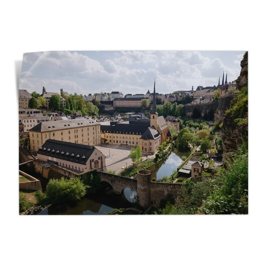 Ciudad de Luxemburgo Poster