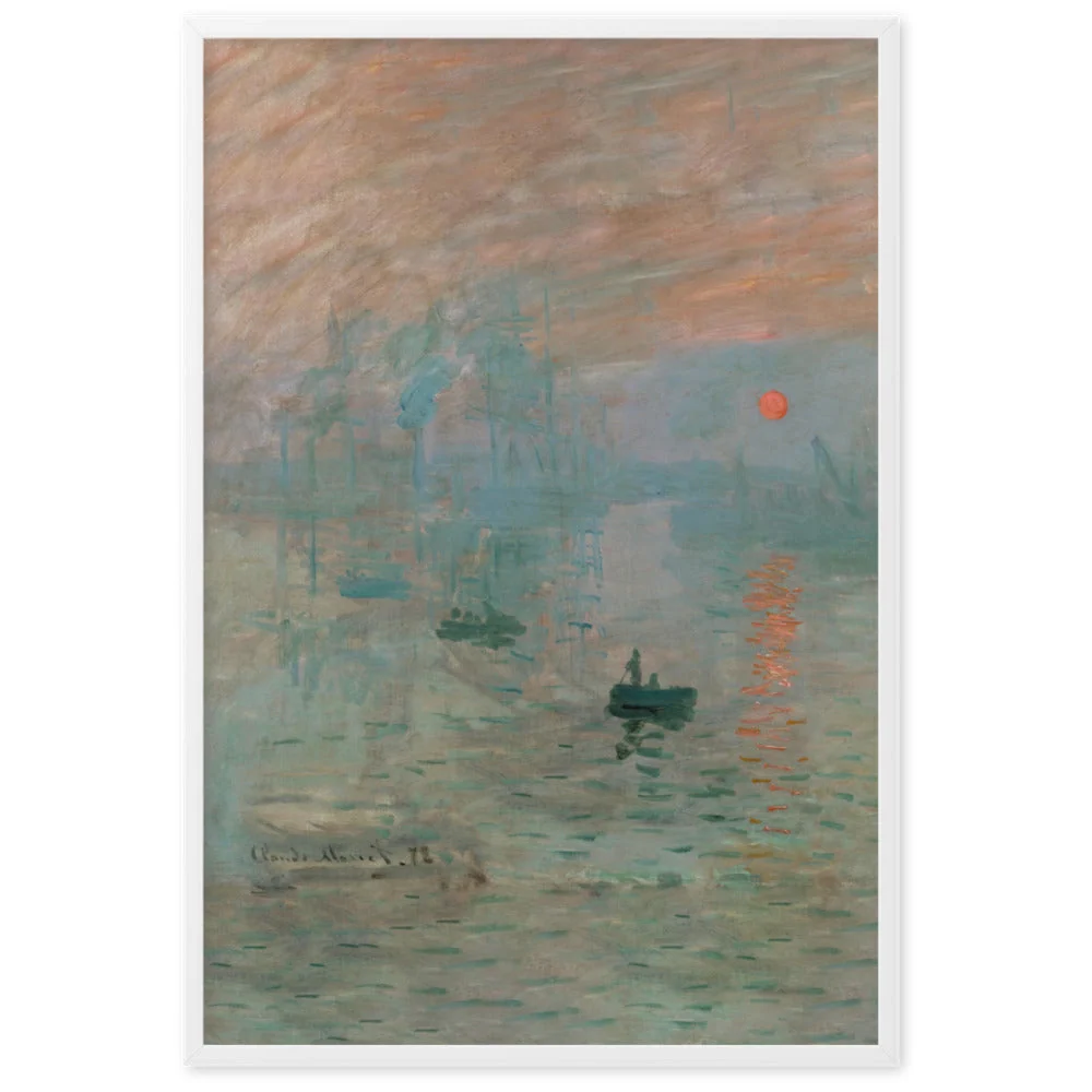 Claude Monet, Impresión, Amanecer - Póster