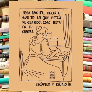 Lámina Tó lo que estás pensando solo está en tu cabeza CLAUDIA