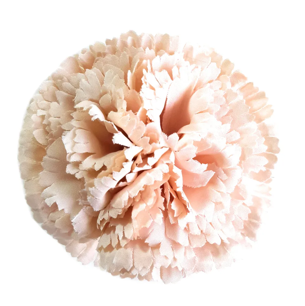 Clavel Flamenco Flor Pelo Ø9cm · Crema