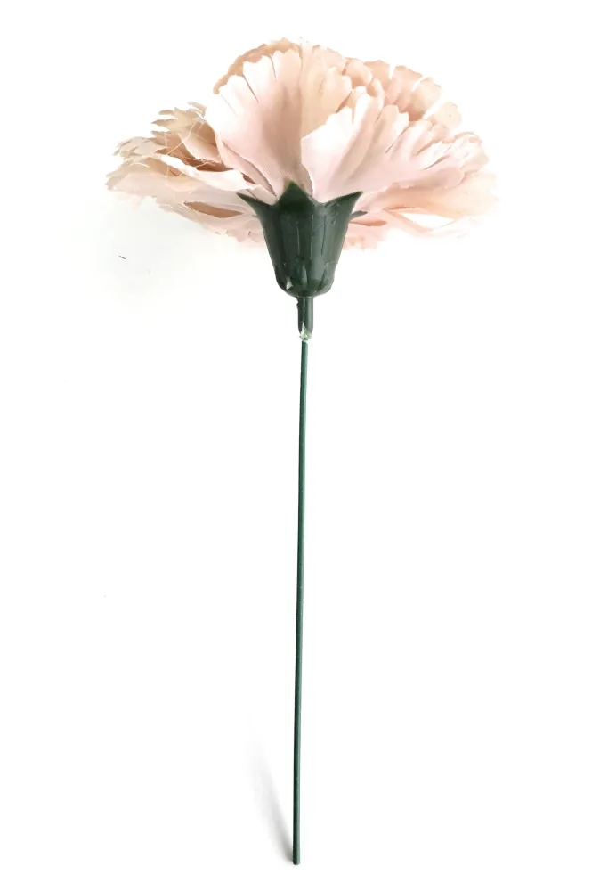 Clavel Flamenco Flor Pelo Ø9cm · Crema