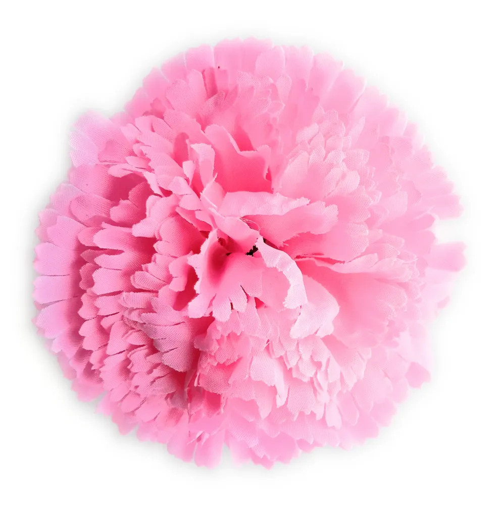 Clavel Flamenco Flor Pelo Ø9cm · Rosa