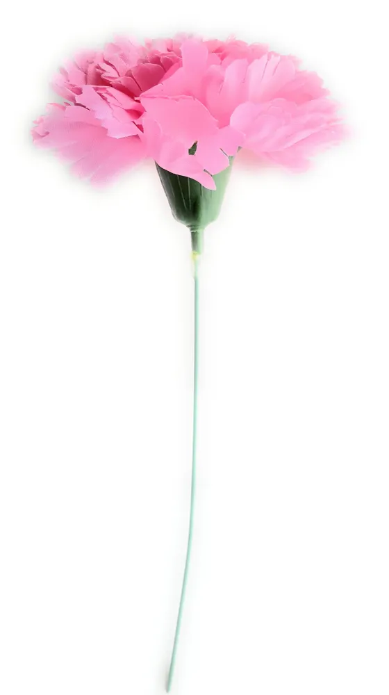 Clavel Flamenco Flor Pelo Ø9cm · Rosa