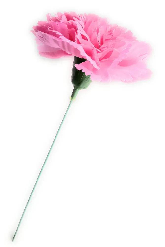 Clavel Flamenco Flor Pelo Ø9cm · Rosa