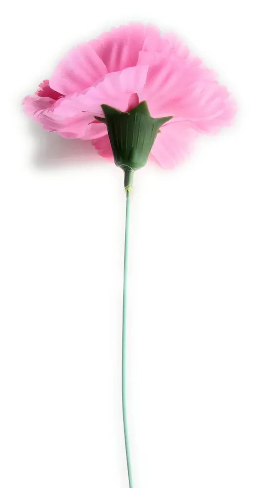 Clavel Flamenco Flor Pelo Ø9cm · Rosa