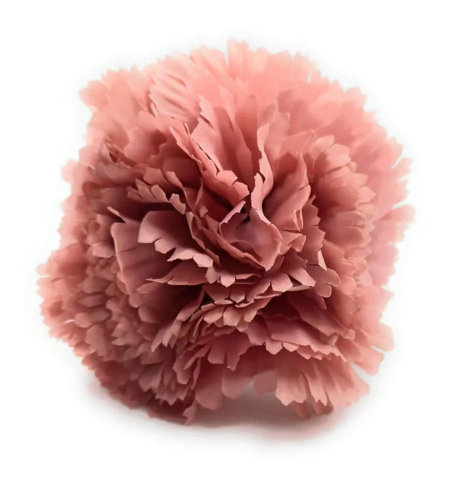 Clavel XL Flor Flamenca Grande Adorno Pelo Mujer · Rosa Viejo Claro Ø13cm