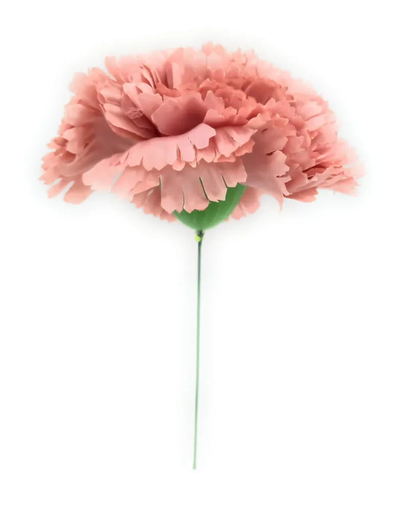 Clavel XL Flor Flamenca Grande Adorno Pelo Mujer · Rosa Viejo Claro Ø13cm