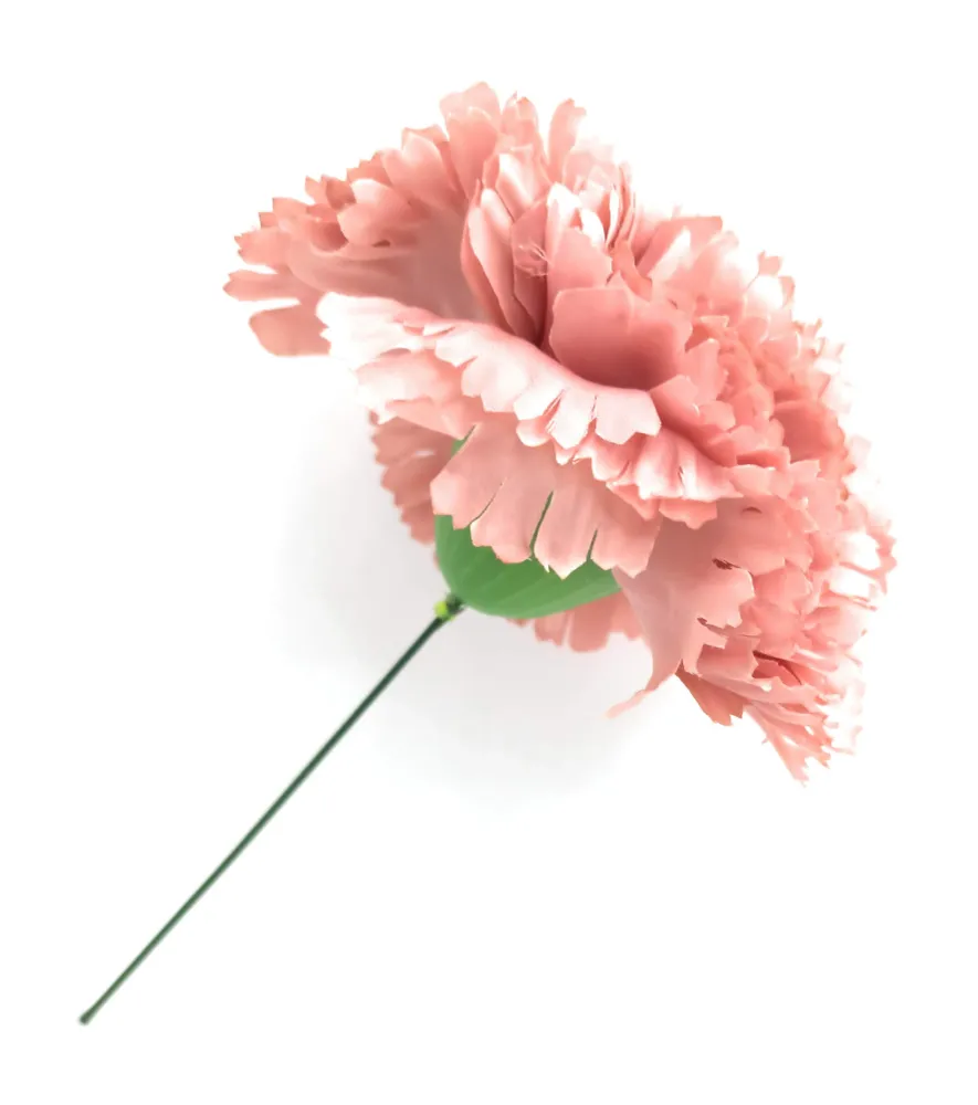 Clavel XL Flor Flamenca Grande Adorno Pelo Mujer · Rosa Viejo Claro Ø13cm