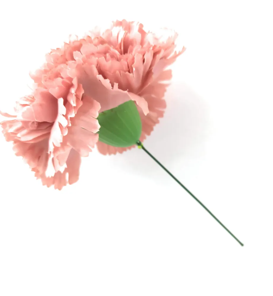 Clavel XL Flor Flamenca Grande Adorno Pelo Mujer · Rosa Viejo Claro Ø13cm