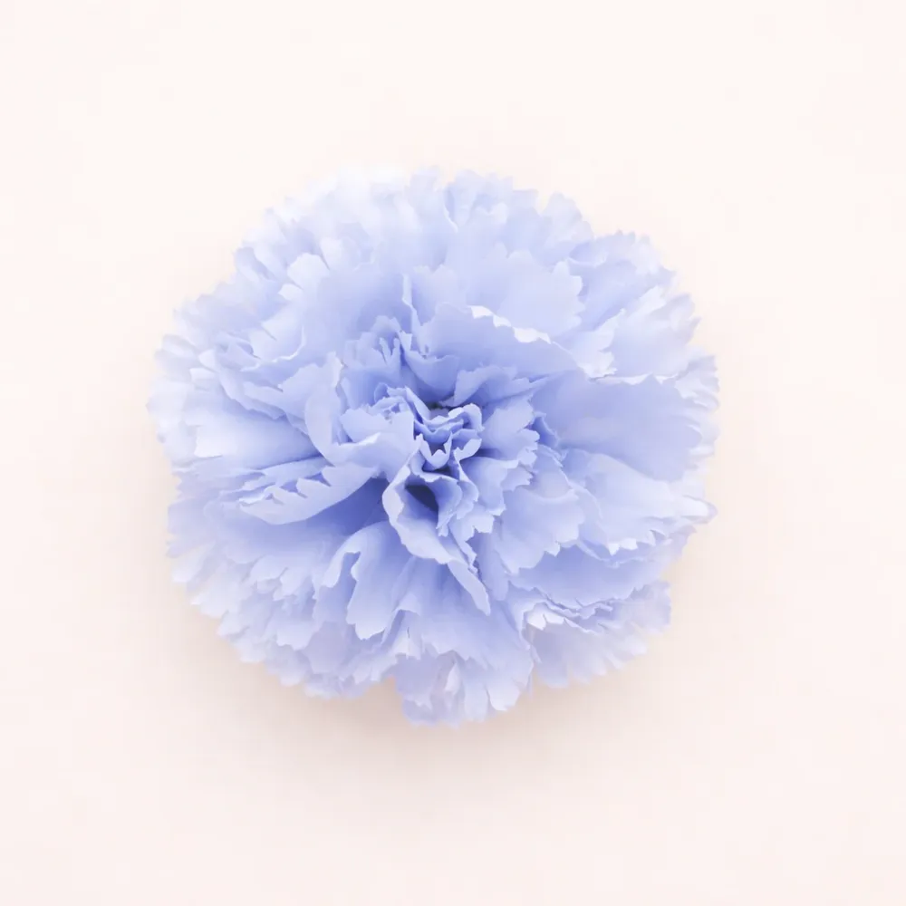 Clavel XL Flor Flamenca Grande Adorno Pelo Mujer · Azul Cobalto Ø13cm