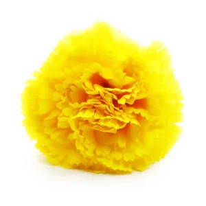 Clavel XL Flor Flamenca Grande Adorno Pelo Mujer · Amarillo Ø13cm