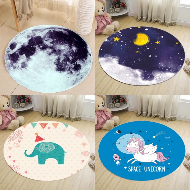 Alfombra abstracta para dormitorio, alfombra interior con estampado de animales de dibujos animados multicolor, alfombra a...
