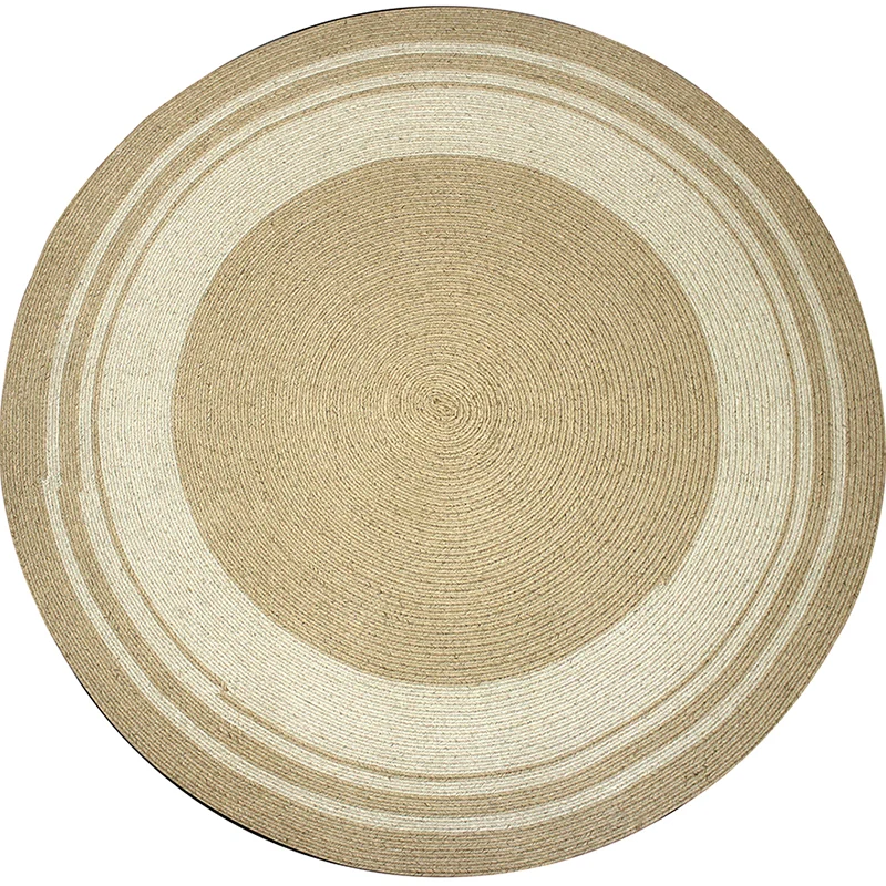 Alfombra cómoda de Color sólido, alfombra de interior de sisal multicolor, alfombra antideslizante resistente las manchas...