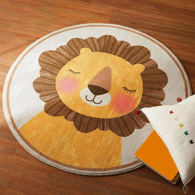 Alfombra con patrón de dibujos animados multicolor, alfombra informal de súper fibra, antideslizante, apta para mascotas,...