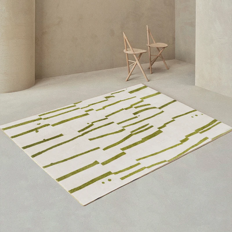 Alfombra de decoración creativa, alfombra interior con estampado abstracto multicolor, respaldo sintético antideslizante,...