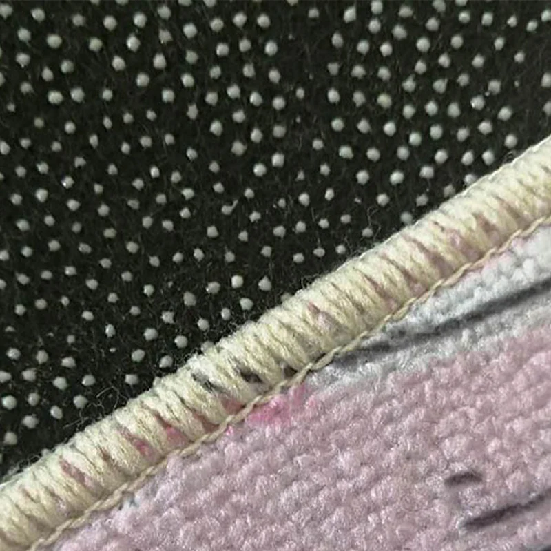 Alfombra escandinava para dormitorio de niñ, alfombra botánica multicolor, sintética, lavable máquina, resistente las manc...